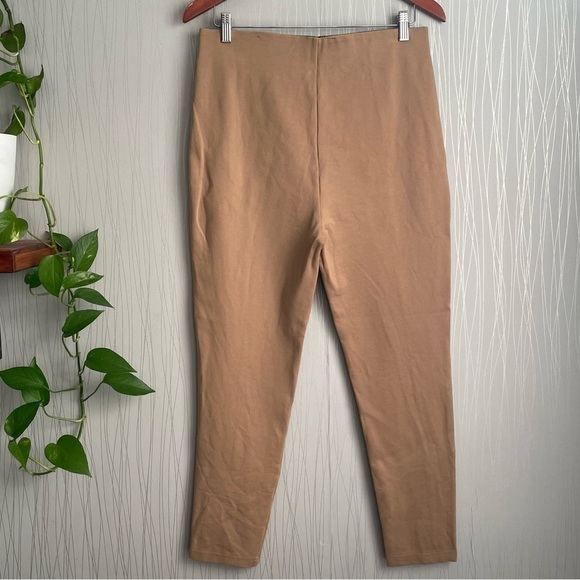 Zara EUC High Rise Stretch Leggings With Gold Buttons Size XL - Picture 9 of 14